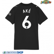 Maglie da calcio Manchester City Nathan Ake #6 Seconda Maglia Femminile 2025-26 Manica Corta